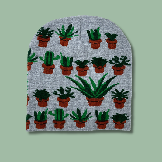 Succulent Houseplants Beanie