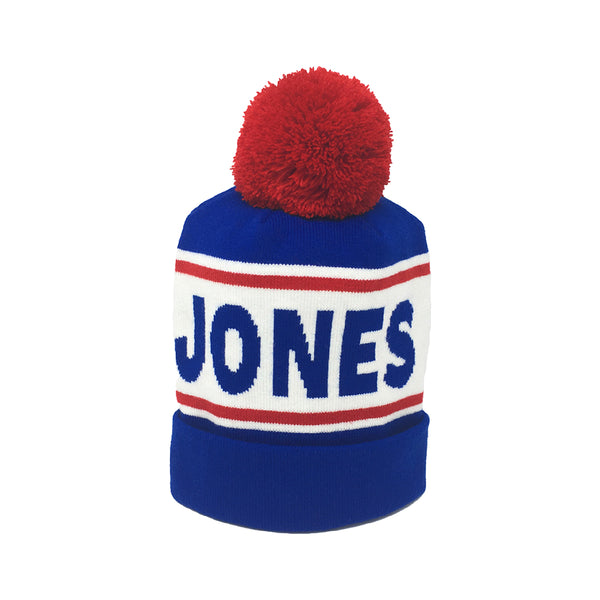  Custom beanie, you choose your colors and add text to create a beanie that is perfectly personalized for your special occasion