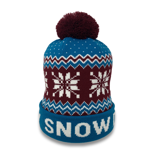 Prepaid on Etsy - Fairisle Snowflake Custom Ski Beanie